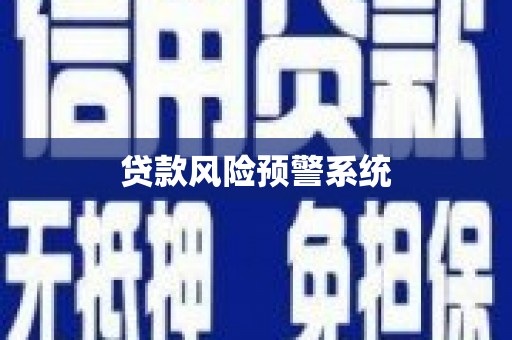 宝塔贷款风险预警系统