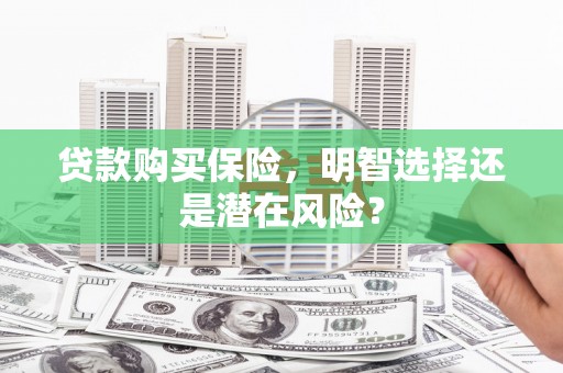 宝塔贷款购买保险，明智选择还是潜在风险？