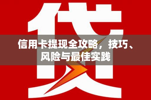 宝塔信用卡提现全攻略，技巧、风险与最佳实践