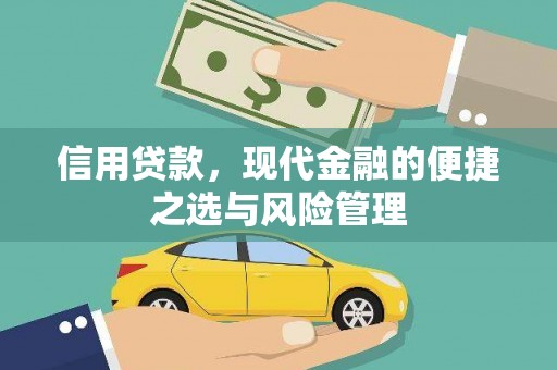 宝塔信用贷款，现代金融的便捷之选与风险管理