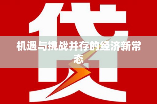 宝塔机遇与挑战并存的经济新常态