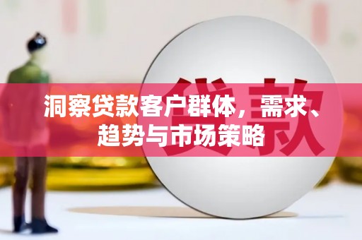 宝塔洞察贷款客户群体，需求、趋势与市场策略