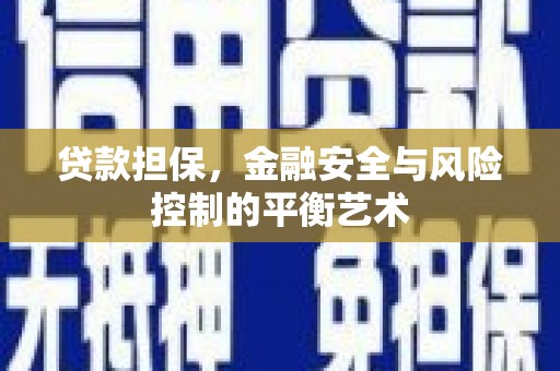 宝塔贷款担保，金融安全与风险控制的平衡艺术