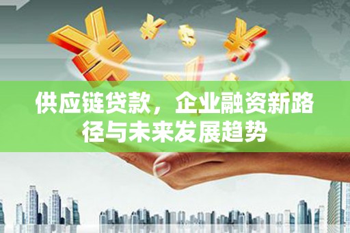 宝塔供应链贷款，企业融资新路径与未来发展趋势