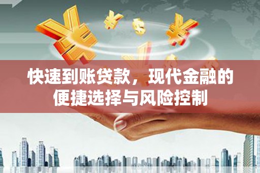 宝塔快速到账贷款，现代金融的便捷选择与风险控制