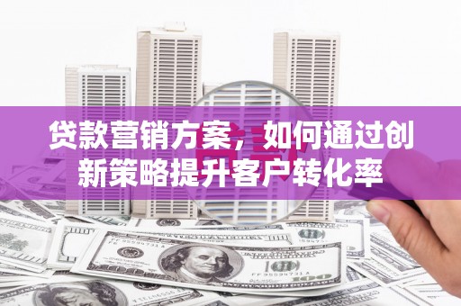 宝塔贷款营销方案，如何通过创新策略提升客户转化率