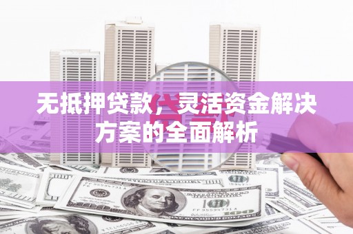 宝塔无抵押贷款，灵活资金解决方案的全面解析
