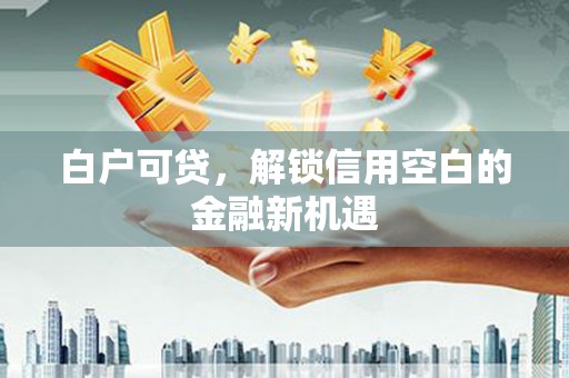 宝塔白户可贷，解锁信用空白的金融新机遇