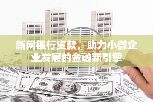 宝塔新网银行贷款，助力小微企业发展的金融新引擎
