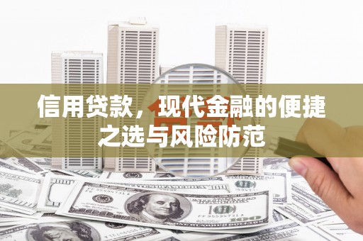 宝塔信用贷款，现代金融的便捷之选与风险防范
