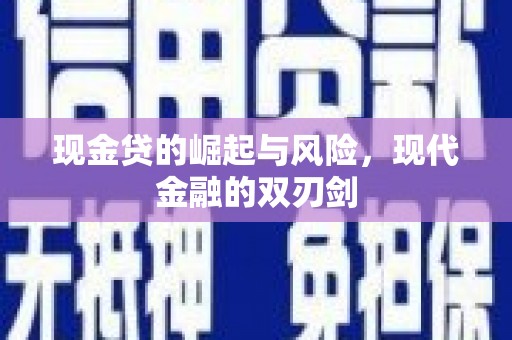宝塔现金贷的崛起与风险，现代金融的双刃剑