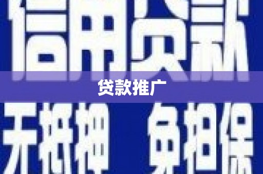 宝塔贷款推广