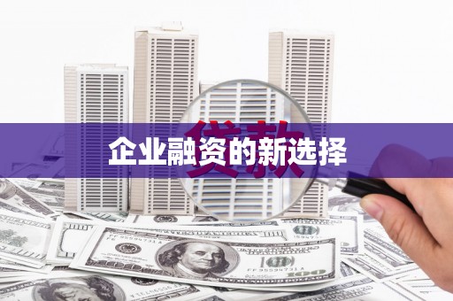 宝塔企业融资的新选择