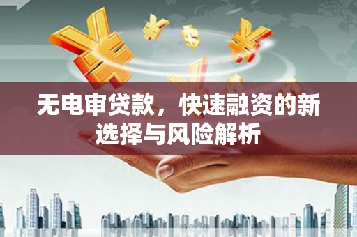 宝塔无电审贷款，快速融资的新选择与风险解析