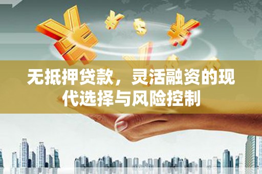宝塔无抵押贷款，灵活融资的现代选择与风险控制