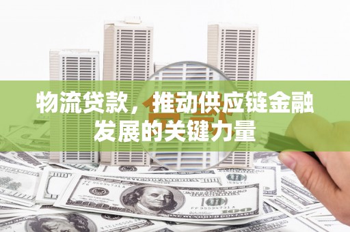 宝塔物流贷款，推动供应链金融发展的关键力量