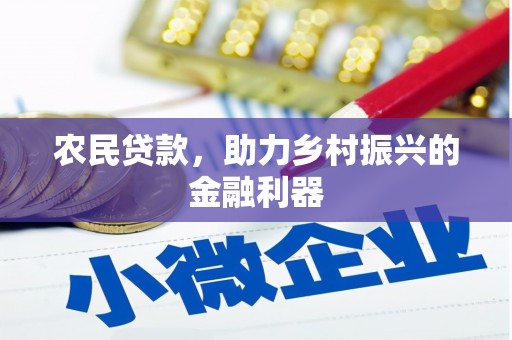 宝塔农民贷款，助力乡村振兴的金融利器