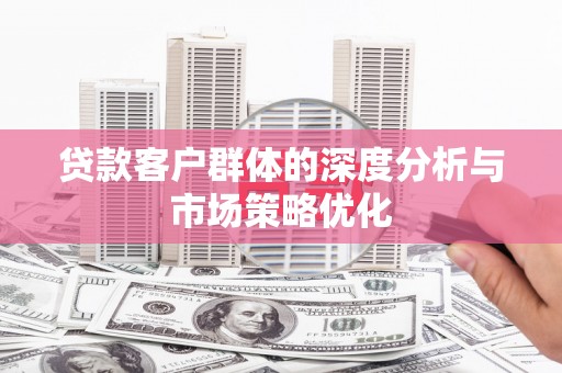 宝塔贷款客户群体的深度分析与市场策略优化