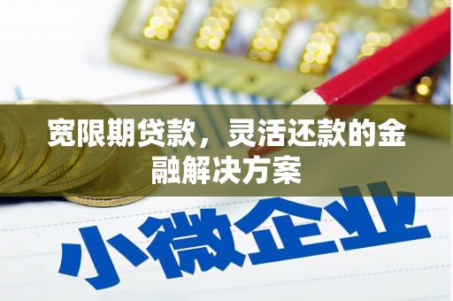 宝塔宽限期贷款，灵活还款的金融解决方案