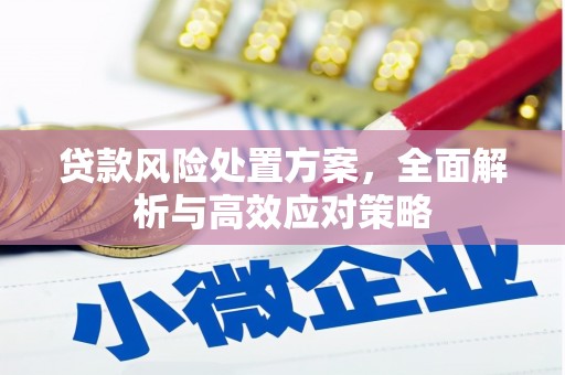宝塔贷款风险处置方案，全面解析与高效应对策略