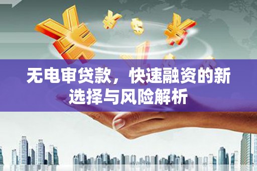 宝塔无电审贷款，快速融资的新选择与风险解析