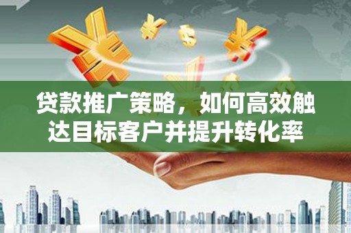 宝塔贷款推广策略，如何高效触达目标客户并提升转化率