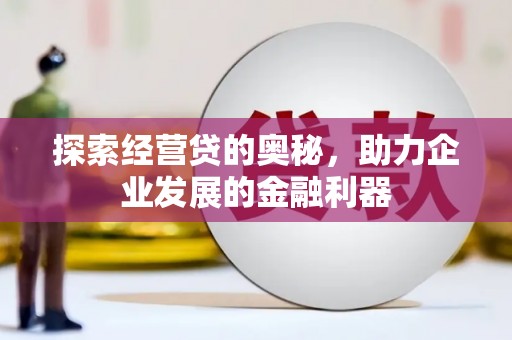 宝塔探索经营贷的奥秘，助力企业发展的金融利器