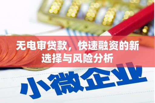 宝塔无电审贷款，快速融资的新选择与风险分析