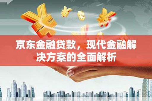 宝塔京东金融贷款，现代金融解决方案的全面解析