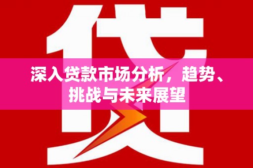 宝塔深入贷款市场分析，趋势、挑战与未来展望