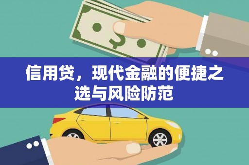 宝塔信用贷，现代金融的便捷之选与风险防范
