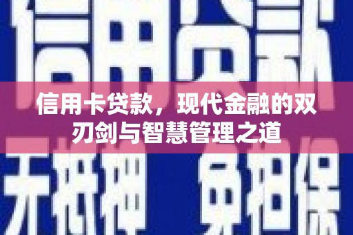 宝塔信用卡贷款，现代金融的双刃剑与智慧管理之道