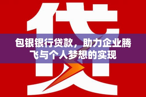 宝塔包银银行贷款，助力企业腾飞与个人梦想的实现