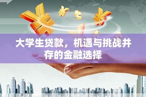 宝塔大学生贷款，机遇与挑战并存的金融选择