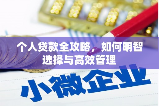 宝塔个人贷款全攻略，如何明智选择与高效管理