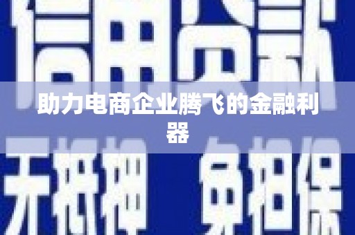 宝塔助力电商企业腾飞的金融利器