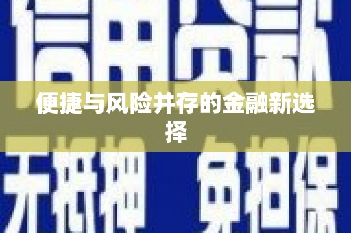 宝塔便捷与风险并存的金融新选择