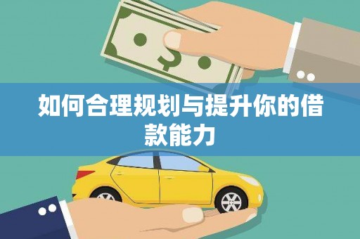 宝塔如何合理规划与提升你的借款能力