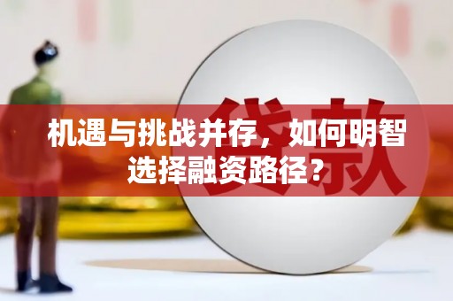 宝塔机遇与挑战并存，如何明智选择融资路径？