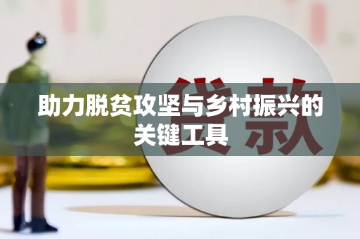 宝塔助力脱贫攻坚与乡村振兴的关键工具