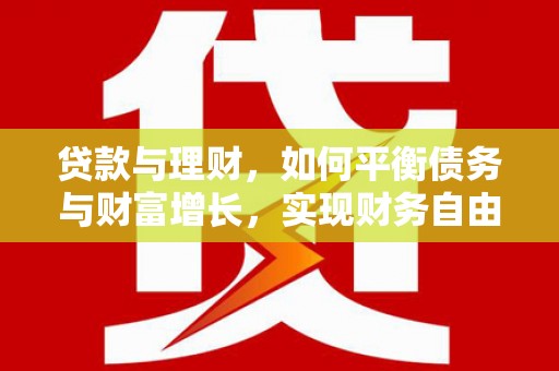 宝塔贷款与理财，如何平衡债务与财富增长，实现财务自由