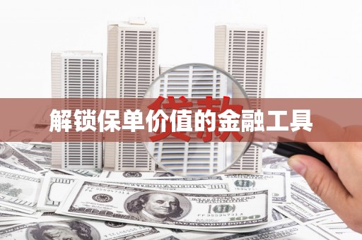 宝塔解锁保单价值的金融工具