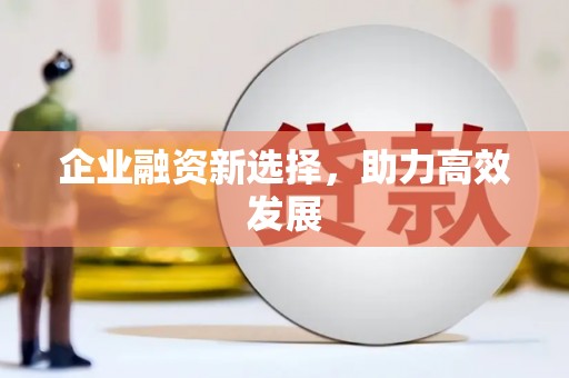 宝塔企业融资新选择，助力高效发展